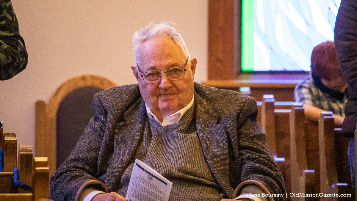 Blessing of the Blossoms Planned - History of the Event & How To Get Your Land Blessed 8 Senator George McManus at the Blessing of the Blossoms on the Old Mission Peninsula; St. Joseph Catholic Church | Jane Boursaw Photo